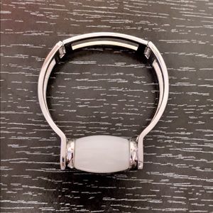 Silver White Moon Bracelet